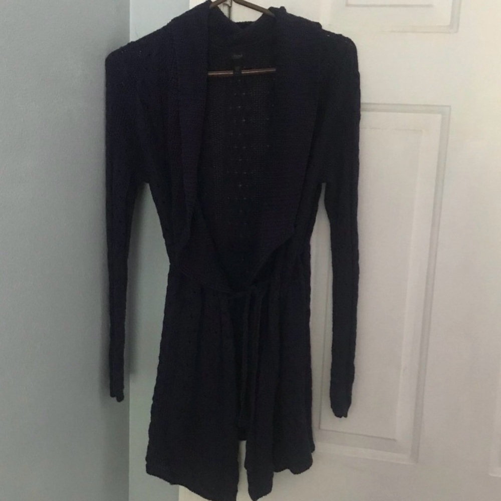 Soma Navy Blue Women's Cardigan Sweater